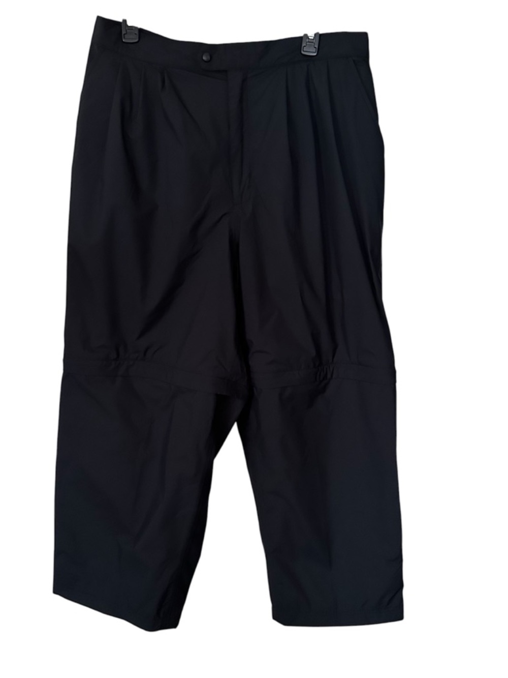 FootJoy DryJoys Golf Rain Pants Men's XL Black Waterproof Convertible Zippered